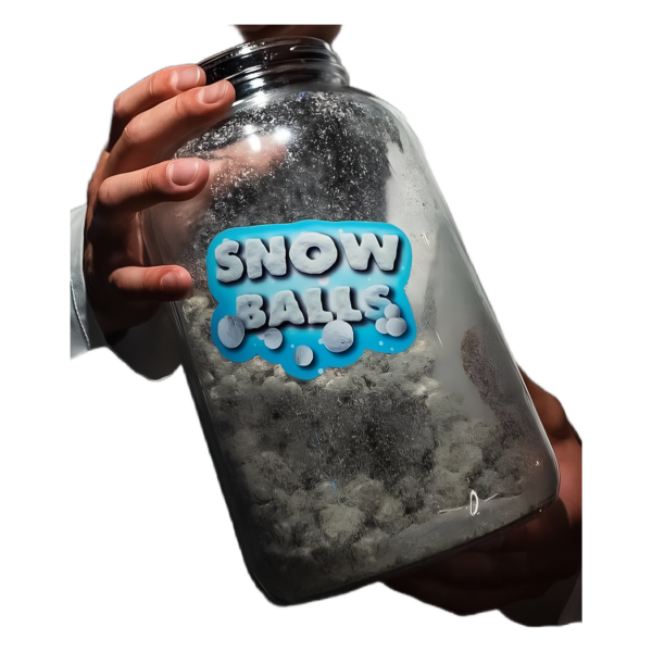 Snow Balls snow caps Weed 1 pound Jar